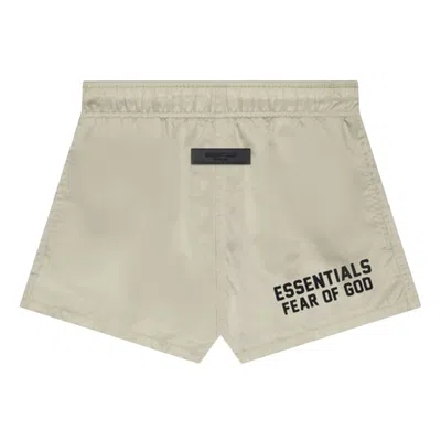 Pre-owned Essentials Fear Of God  Kids Running Short 'wheat' | Cream | Kid's Size 14.5