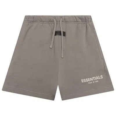 Pre-owned Essentials Fear Of God  Kids Shorts 'desert Taupe' | Grey | Kid's Size 8