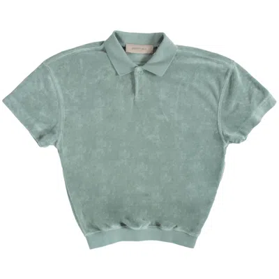Pre-owned Essentials Fear Of God  Kids Short-sleeve Polo 'sycamore' | Purple | Kid's Size -6.5