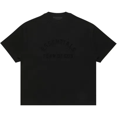 Pre-owned Essentials Fear Of God  Kids Short-sleeve Tee 'black' | Kid's Size 12