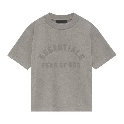 Pre-owned Essentials Fear Of God  Kids Short-sleeve Tee 'heather Grey' | Kid's Size 12
