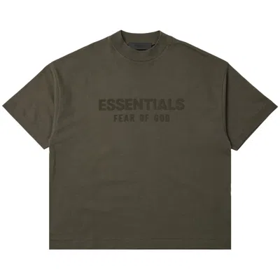 Pre-owned Essentials Fear Of God  Kids Short-sleeve Tee 'ink' | Black | Kid's Size 12