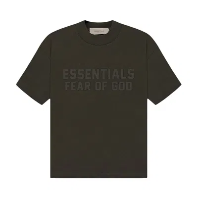 Pre-owned Essentials Fear Of God  Kids Short-sleeve Tee 'off Black' | Kid's Size 10