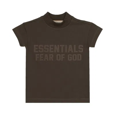 Pre-owned Essentials Fear Of God  Kids Short-sleeve Tee 'off Black' | Kid's Size 10