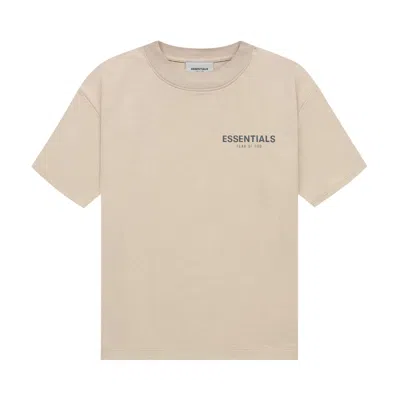 Pre-owned Essentials Fear Of God  Kids Short-sleeve Tee 'string' | Tan | Kid's Size 10
