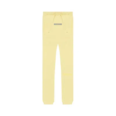 Pre-owned Essentials Fear Of God  Kids Sweatpant 'lemonade' | Yellow | Kid's Size 8