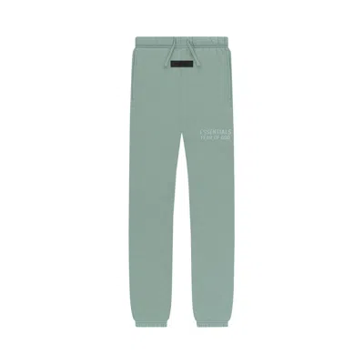 Pre-owned Essentials Fear Of God  Kids Sweatpant 'sycamore' | Green | Kid's Size -6.5
