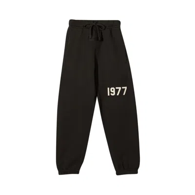 Pre-owned Essentials Fear Of God  Kids Sweatpants 'iron' | Black | Kid's Size -6.5