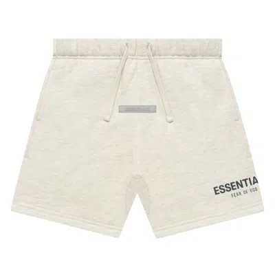 Pre-owned Essentials Fear Of God  Kids Sweatshort 'light Heather Oatmeal' | Cream | Kid's Size -6.5