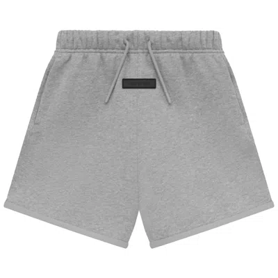 Pre-owned Essentials Fear Of God  Kids Sweatshorts 'dark Heather Oatmeal' | Grey | Kid's Size 10