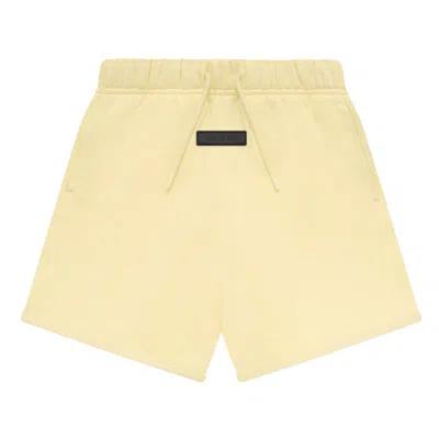 Pre-owned Essentials Fear Of God  Kids Sweatshorts 'garden Yellow' | Kid's Size -6.5