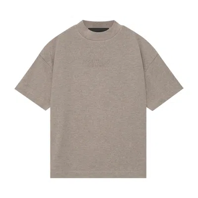Pre-owned Essentials Fear Of God  Kids Tee 'core Heather' | Brown | Kid's Size -6.5