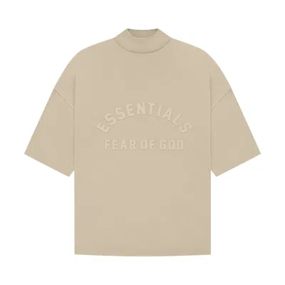Pre-owned Essentials Fear Of God  Kids Tee 'dusty Beige' | Tan | Kid's Size 14.5