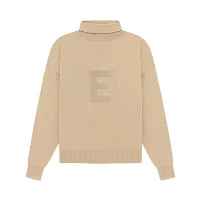 Pre-owned Essentials Fear Of God  Knit Turtleneck 'sand' | Cream | Women's Size S