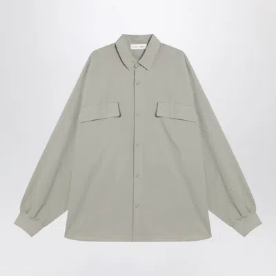 Essentials Fear Of God  Light Grey Cotton Shirt In Gray