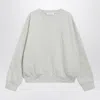 Essentials Fear Of God  Light Grey Mélange Crewneck Sweatshirt With Logo In Gray