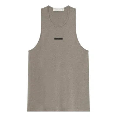 Essentials Fear Of God  Lightweight Essential Tank 'homestead Heather' In Yellow