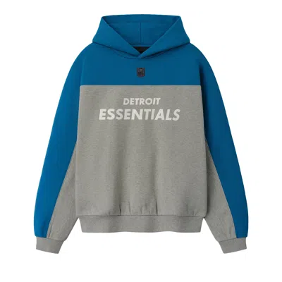 Pre-owned Essentials Fear Of God  Lions 90s Relaxed Hoodie 'concrete Heather' | Grey | Men's Size M