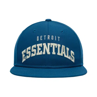 Pre-owned Essentials Fear Of God  Lions 9fifty Rc Snapback 'med Blue' | Men's Size Onesize