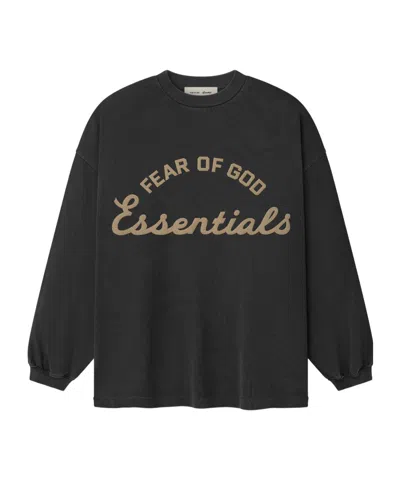 Essentials Fear Of God  Logo Long-sleeve T-shirt In Multi