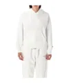 Essentials Fear Of God  Logo Patch Classic Fit Hoodie In White