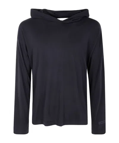 Essentials Fear Of God  Logo Patch Long-sleeved Hoodie In Black