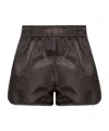 Essentials Logo-patch Mini Shorts In Black