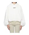 Essentials White Modern Fit Hoodie In White