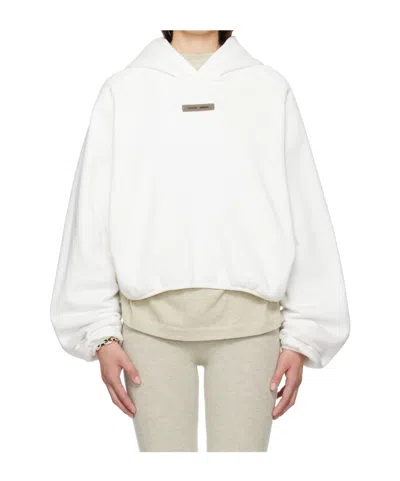 Essentials Fear Of God  Logo Plaque Hoodie