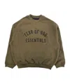 Essentials Textured Nylon Trucker Jacket In Green