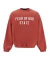 Essentials Heavy Fleece Crewneck Sweatshirt In Brown