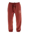 Essentials University Crest Logo Open-cuff Sweatpants In Red