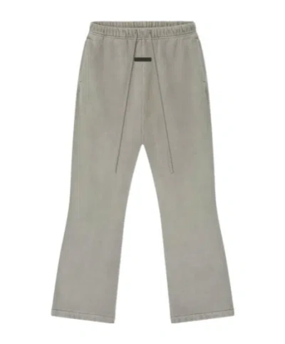 Essentials Fear Of God  Logo Printed Sweatpants In Gray