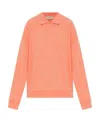 Essentials Sweatshirt With Collar In Pink