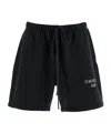 Essentials Logo Print Drawstring Shorts In Black