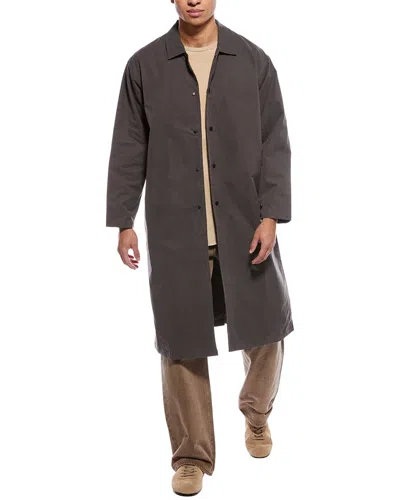Essentials Fear Of God  Long Coat In Gray