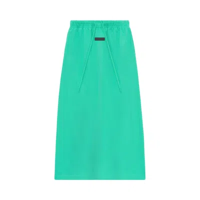 Pre-owned Essentials Fear Of God  Long Skirt 'mint Leaf' | Green | Women's Size Xs