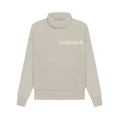 Pre-owned Essentials Fear Of God  Long-sleeve Mockneck 'smoke' | Grey | Kid's Size -6.5