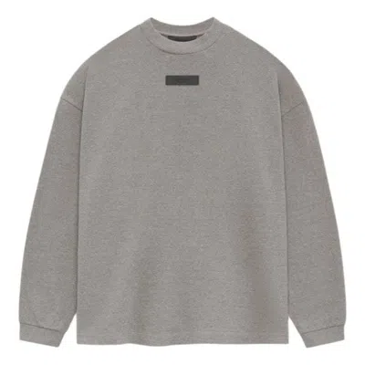 Essentials Fear Of God  Long-sleeve T-shirt 'heather Grey'