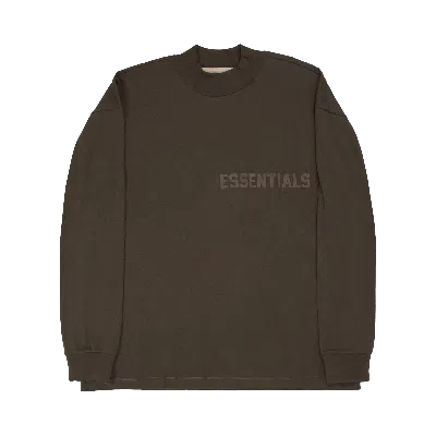 Pre-owned Essentials Fear Of God  Long-sleeve Tee 'off Black'