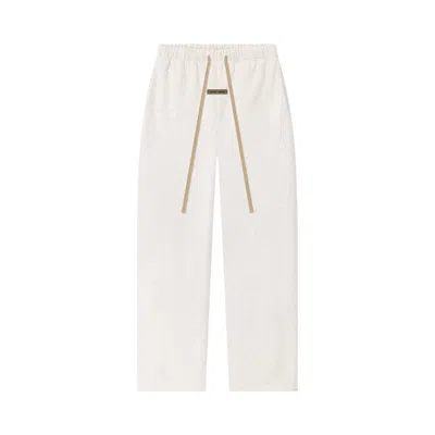 Pre-owned Essentials Fear Of God  Lounge Sweatpants 'oatmeal Heather' | Cream | Women's Size Xs In White
