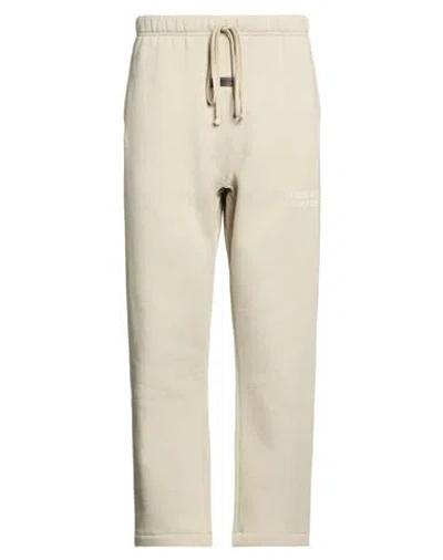 Essentials Fear Of God  Man Pants Sage Green Size Xs Cotton, Polyester