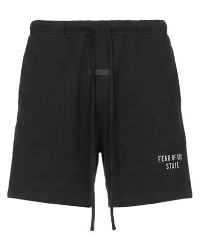 Essentials Fear Of God  Man Shorts & Bermuda Shorts Black Size S Cotton
