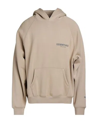 Essentials Fear Of God  Man Sweatshirt Beige Size M Cotton, Polyester