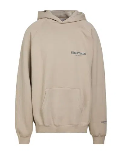 Essentials Fear Of God  Man Sweatshirt Beige Size Xl Cotton, Polyester