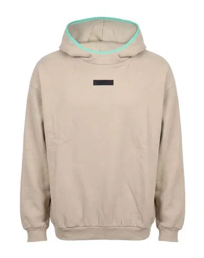 Essentials Fear Of God  Man Sweatshirt Sand Size M Cotton, Polyester In Green