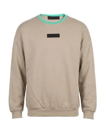 Essentials Fear Of God  Man Sweatshirt Taupe Size Xs Cotton, Polyester In Gray
