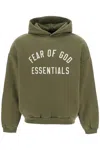 Essentials Cotton Blend Crewneck Sweatshirt In Khaki