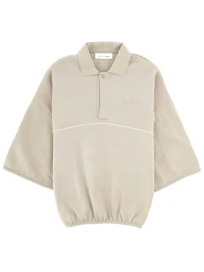 Essentials Fear Of God  Men's Oversized Short Sleeve Polo Shirt In Grey
