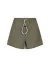 Essentials Beach Shorts In Green